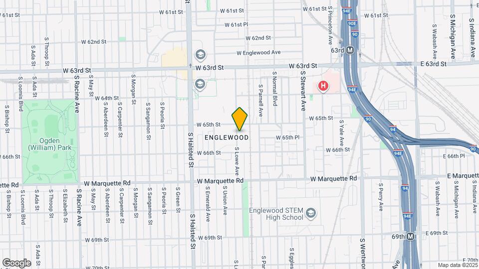 6521 S Lowe Ave, Unit 1 Map and Location Details