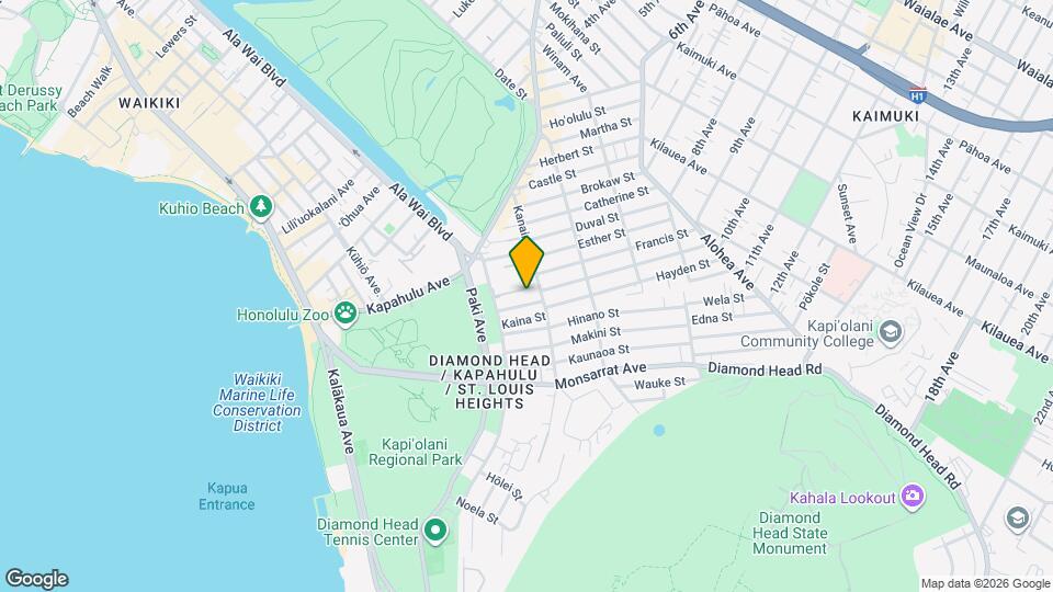 3040 Lakimau St Map and Location Details