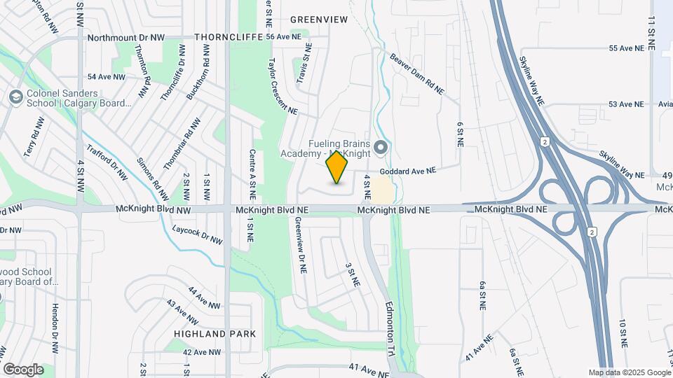 406 Garry Cres NE Map and Location Details