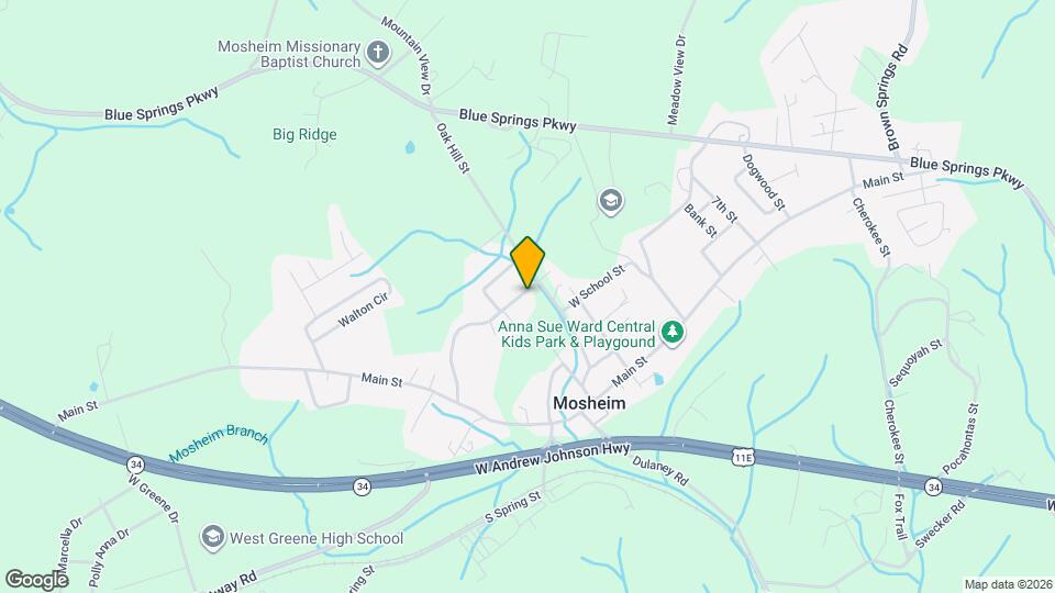 340 Unaka Dr Map and Location Details