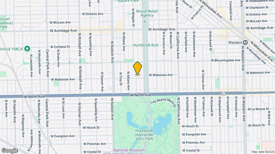 3018-3024 W Wabansia Ave Mapa y Detalles de la Ubicación