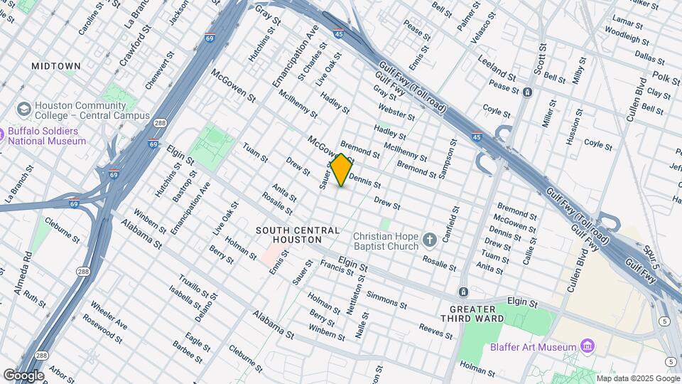 2805 Brailsfort St Map and Location Details