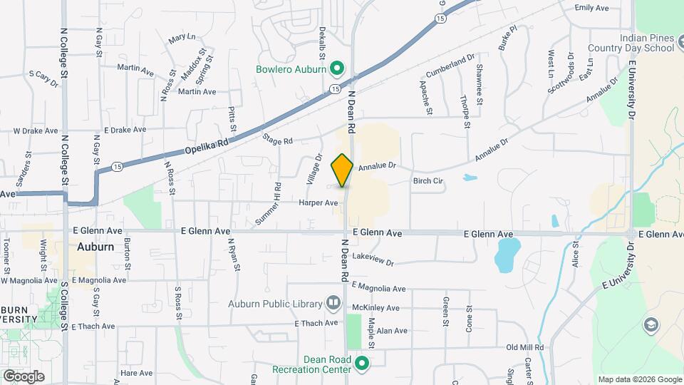 313 N Dean Rd Map and Location Details