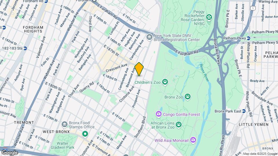 2330 Crotona Ave Map and Location Details
