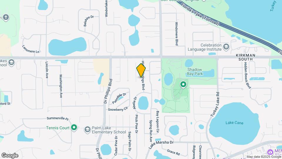 5038 Hidden Springs Blvd Map and Location Details
