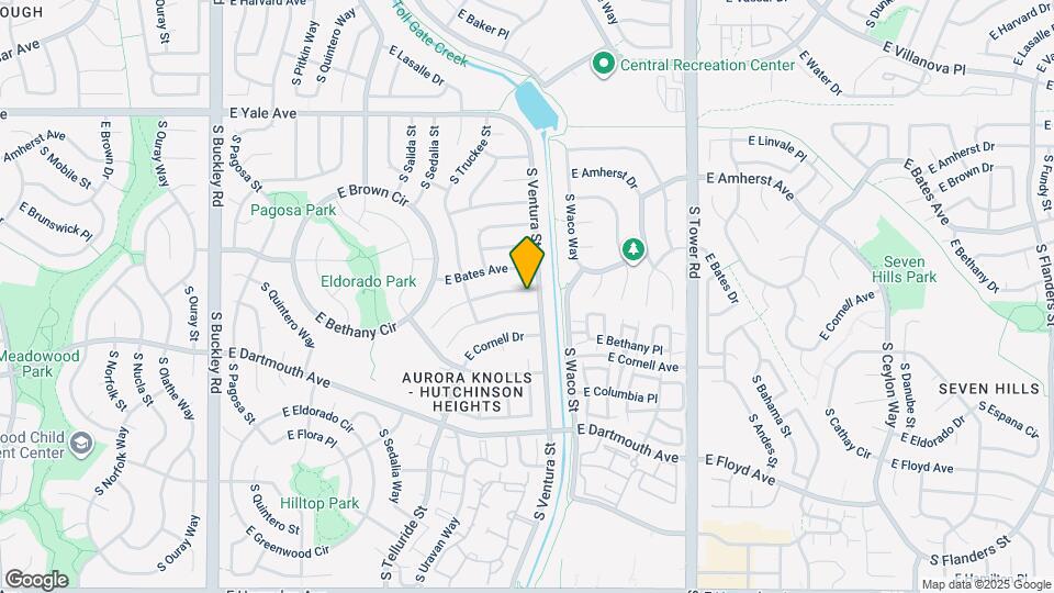17976 E Bethany Dr Map and Location Details