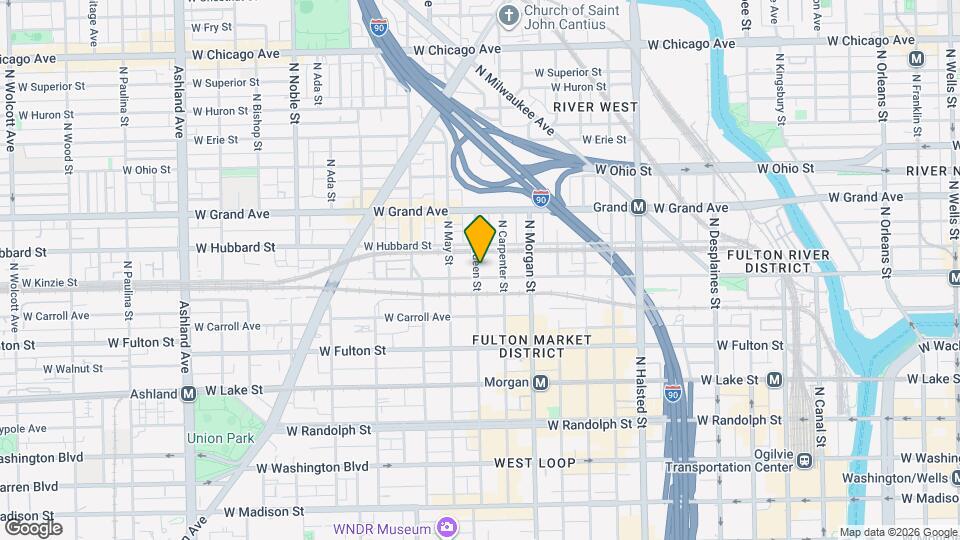 1050 W Kinzie St Map and Location Details