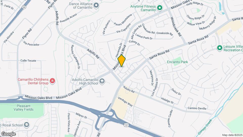 491 Yorba Linda Pl Map and Location Details