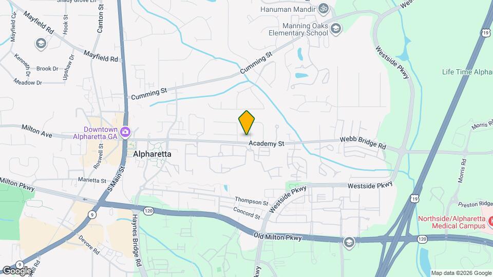 5207-5213 Village Green Way Map and Location Details