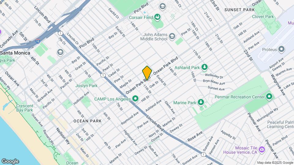 1112 Ocean Park Blvd Map and Location Details