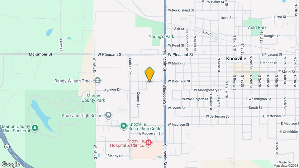 1302 W Robinson St Map and Location Details