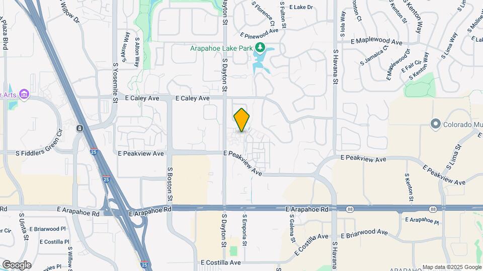 6490 S Dayton St Map and Location Details