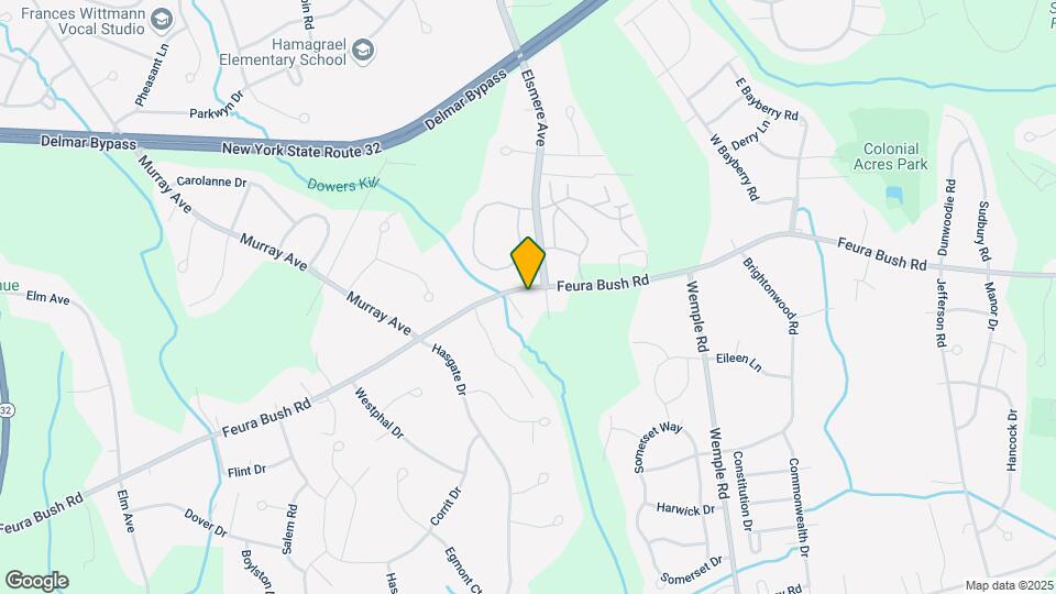654 Feura Bush Rd Map and Location Details