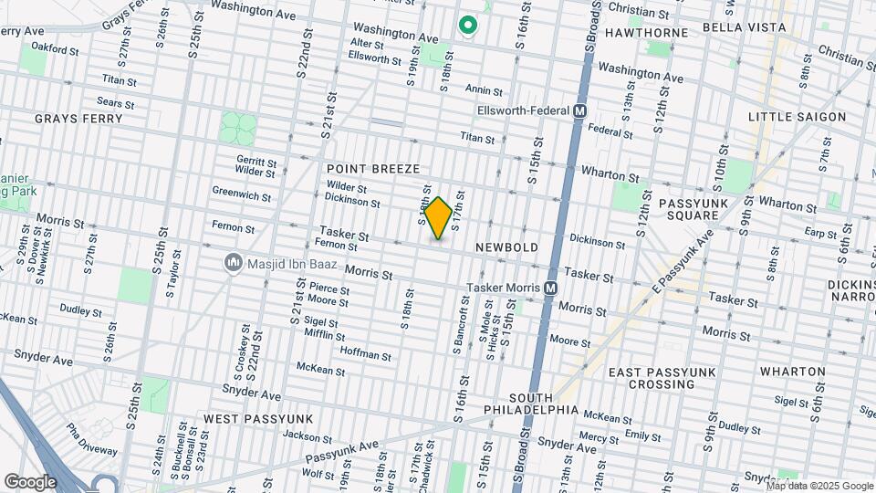 1715 Tasker St Map and Location Details