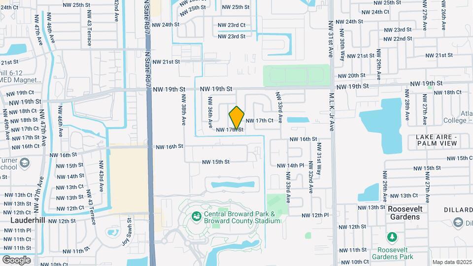3480 NW 17th St Map and Location Details