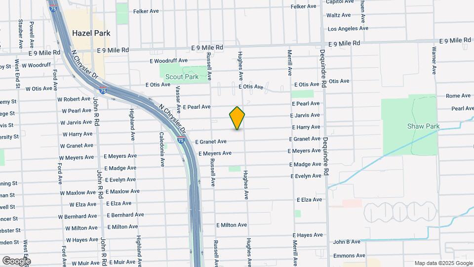 1312 E Harry Ave Map and Location Details