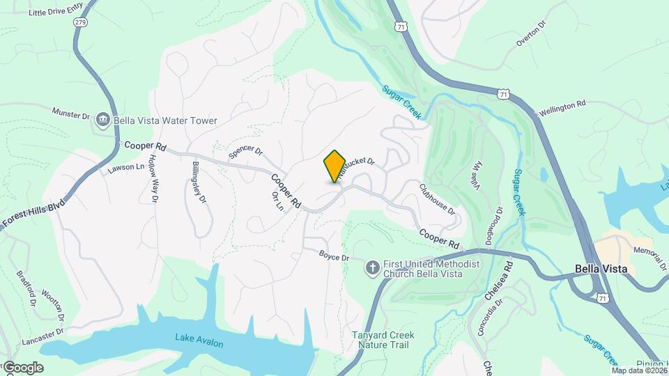 1 Rader Ln Map and Location Details