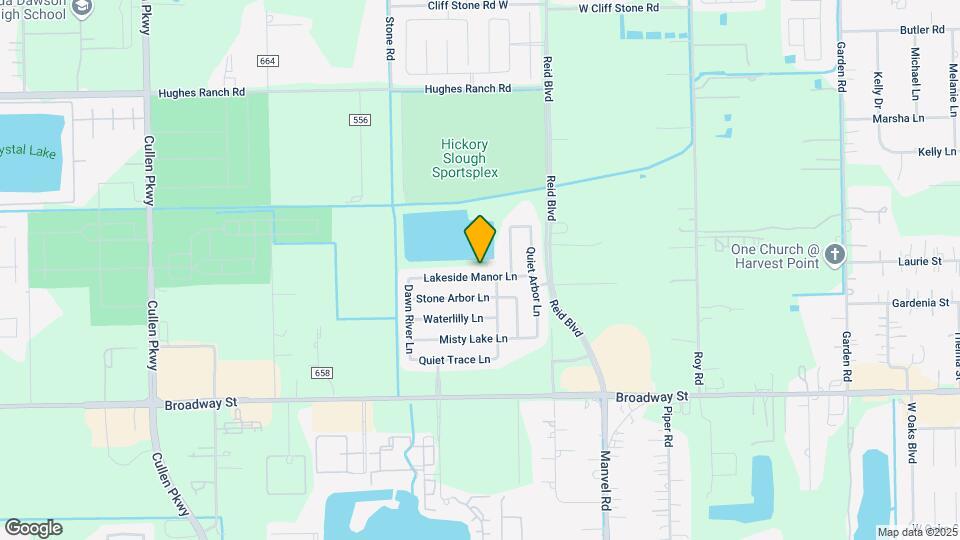 7509 Lakeside Manor Ln Map and Location Details