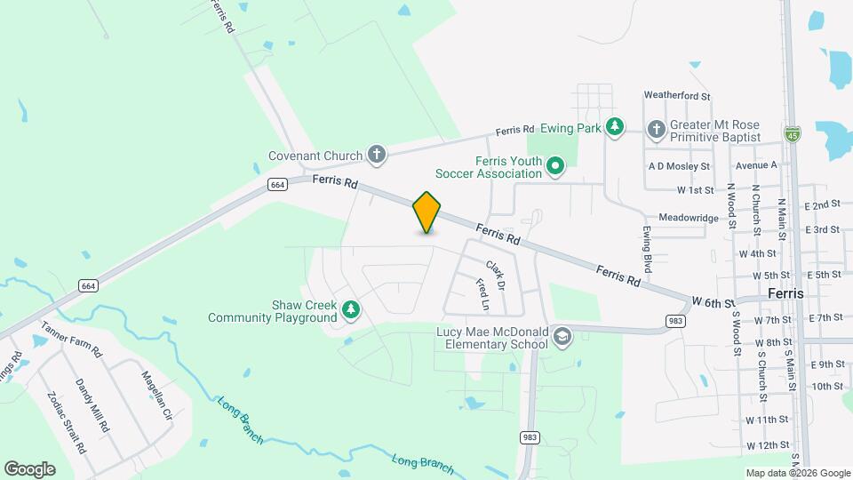 805 Clark Dr Mapa y Detalles de la Ubicación