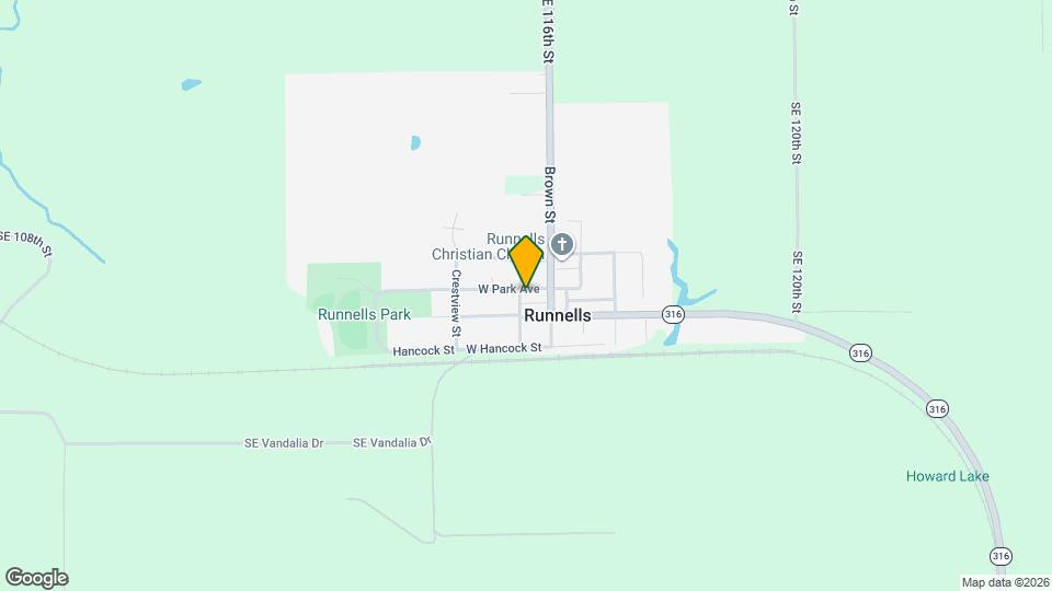 107 W Park Ave Map and Location Details