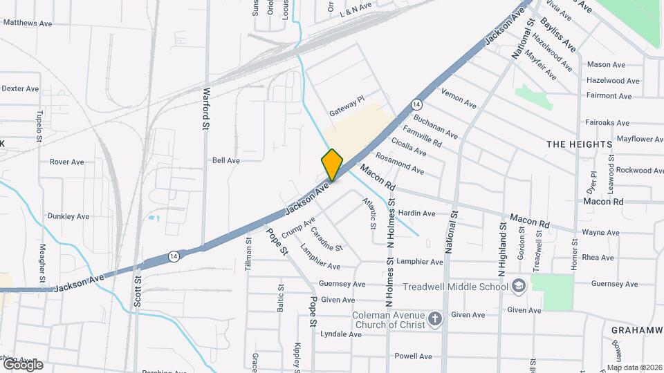 3175 Jackson Ave Map and Location Details