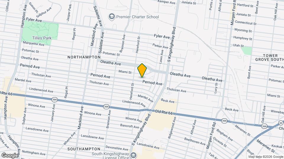 4969 Pernod Ave Map and Location Details