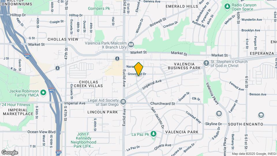 257-271 San Jacinto Dr Map and Location Details
