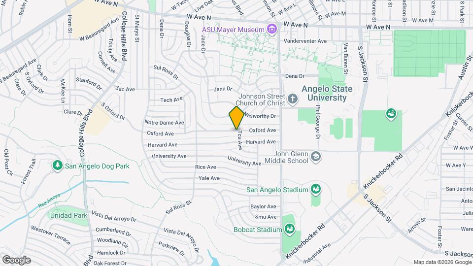 2601 Oxford Ave Map and Location Details