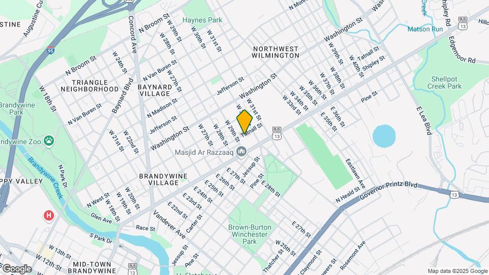 2910 Tatnall St Map and Location Details