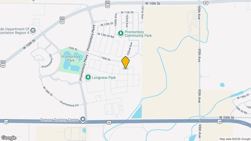 1613 102nd Ave Ct Map and Location Details