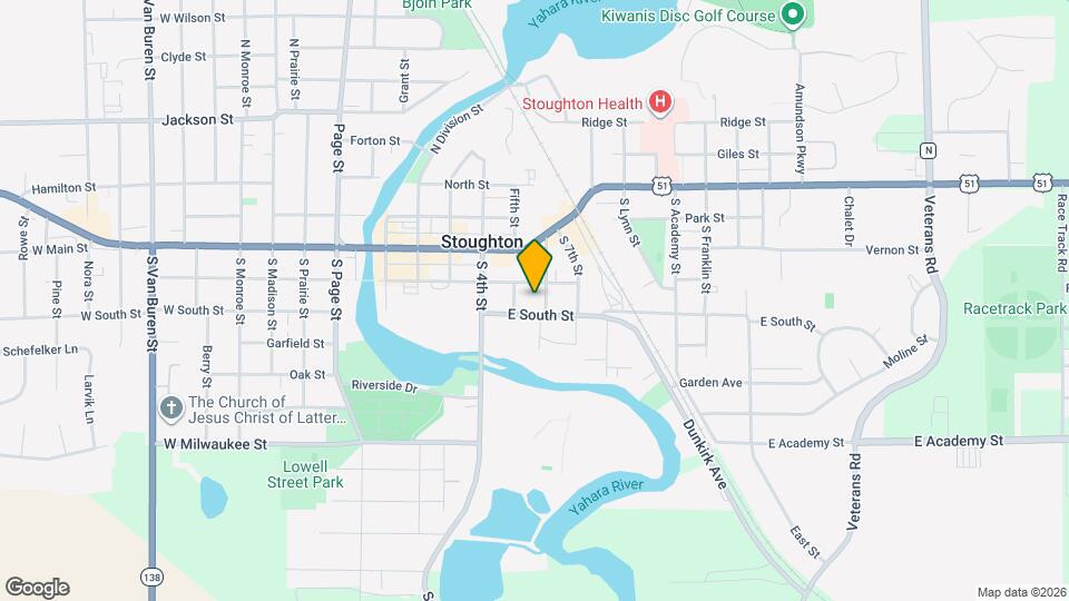 418 S 6th St Map and Location Details