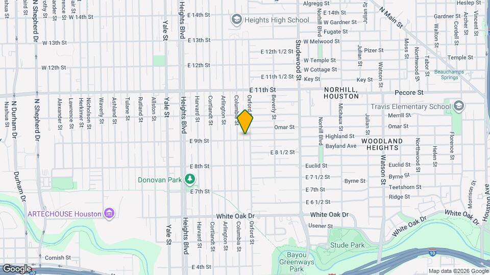 515 E 9th St Map and Location Details