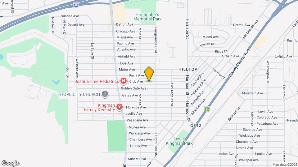 2030 Club Ave Map and Location Details