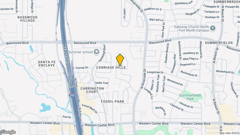 6849 Permian Ln Map and Location Details