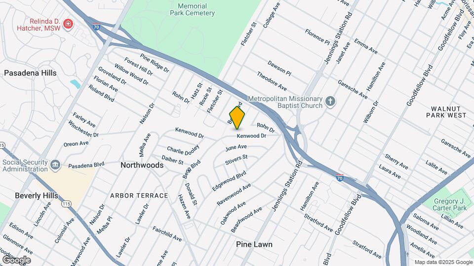 6657 Kenwood Dr Map and Location Details