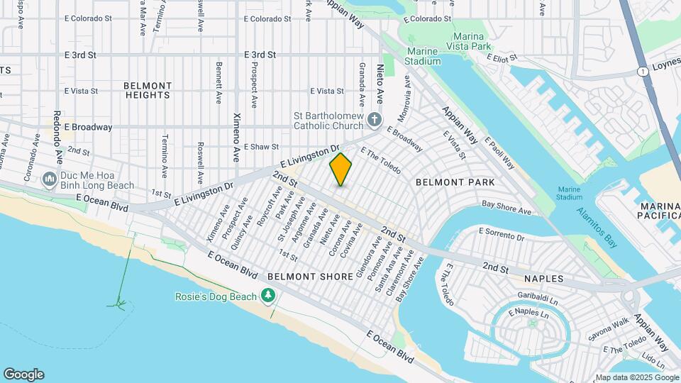 208 Granada Ave Map and Location Details