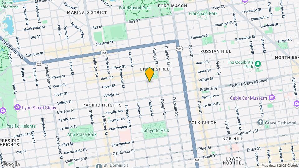 2634 Octavia St Map and Location Details