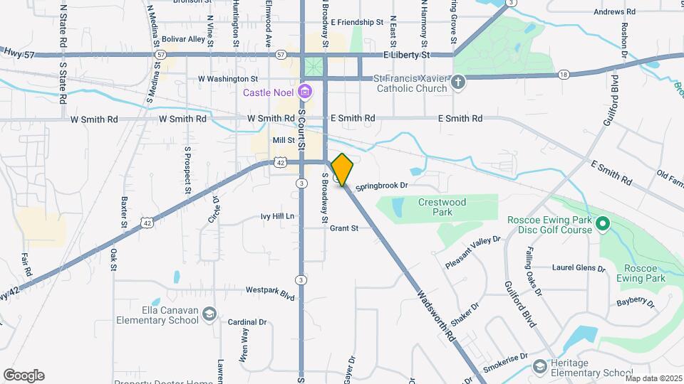 559 Wadsworth Rd Map and Location Details