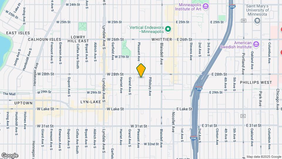 Whittier Flats - 2815 Pleasant Ave S Map and Location Details