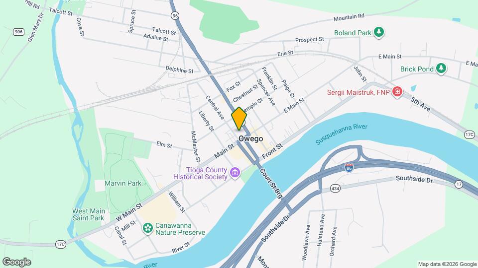 54 Central Ave Map and Location Details