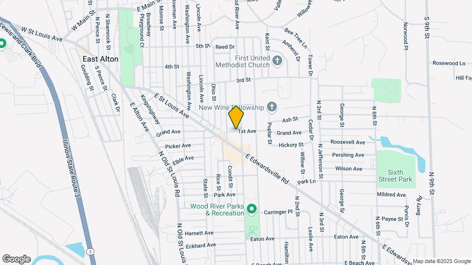 708 1st St Map and Location Details