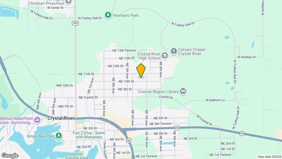 645 NE 10th St Map and Location Details