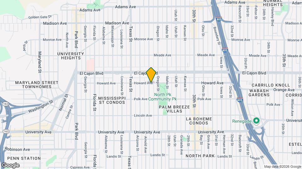 4195 Hamilton St, Unit 2 Mapa y Detalles de la Ubicación