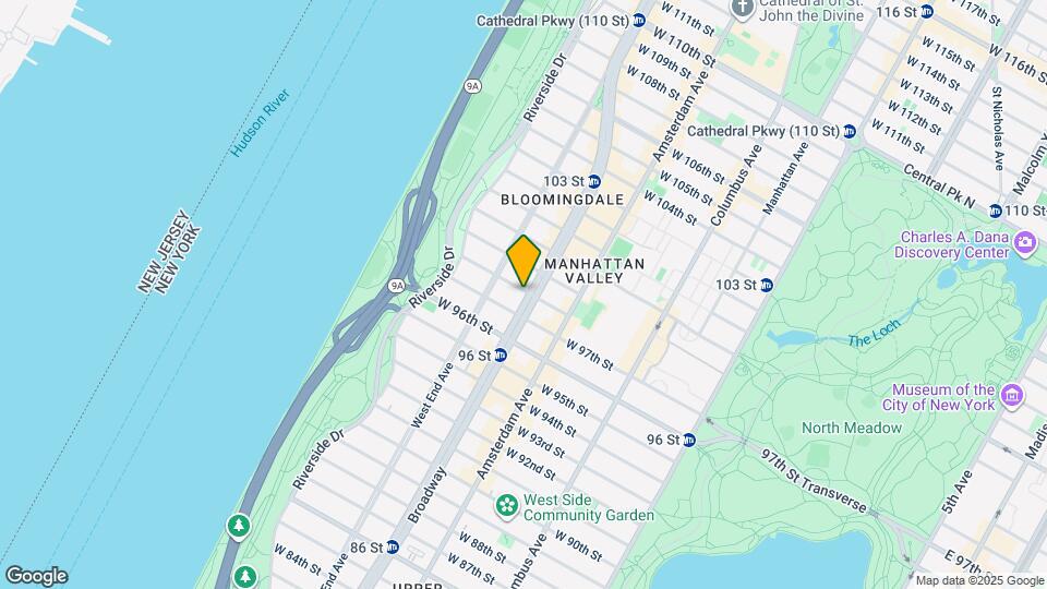 240 W 98th St Map and Location Details