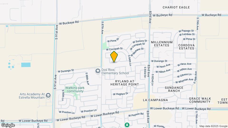 8609 W Chickasaw St Map and Location Details