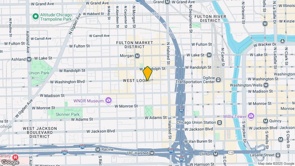 917 W Washington Blvd, Unit 1503 Mapa y Detalles de la Ubicación