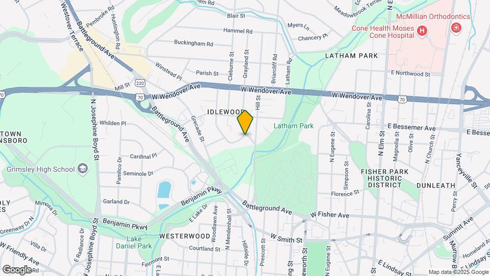 905 Grayland St Map and Location Details