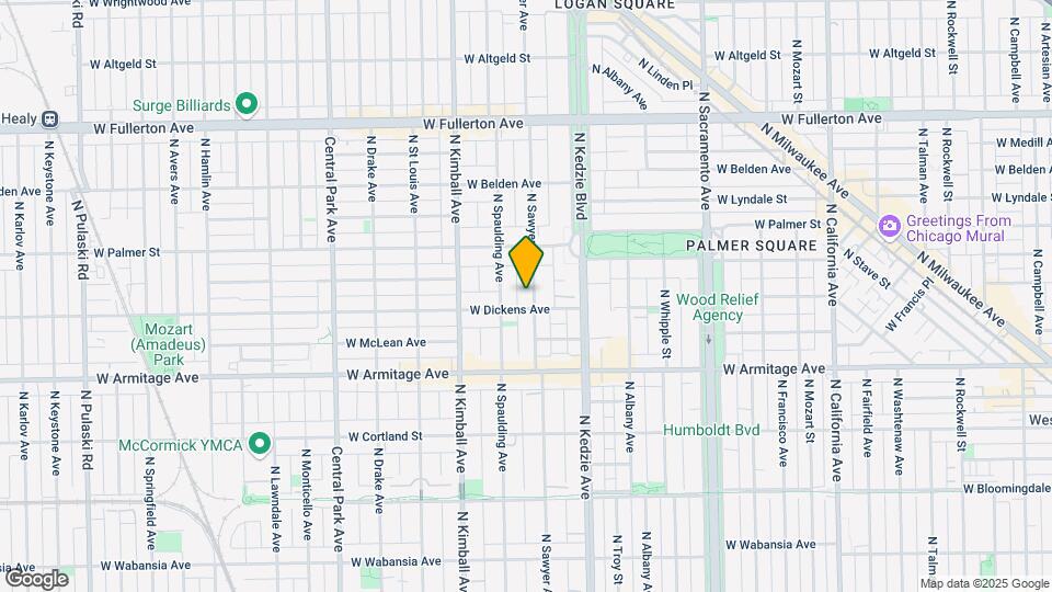 2112 N Sawyer Ave Map and Location Details