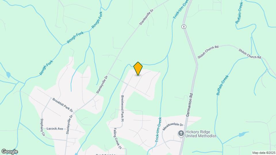 6166 Brentwood Pk Dr Mapa y Detalles de la Ubicación