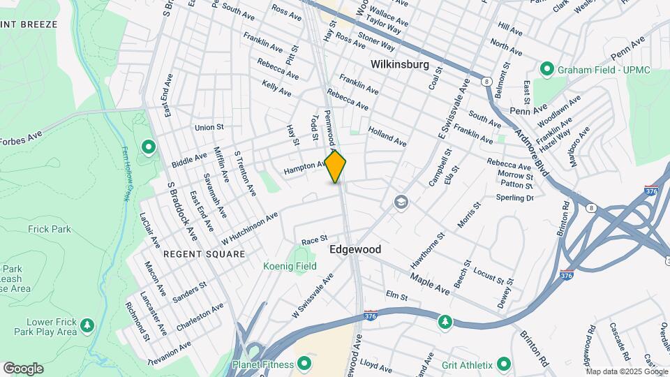 The Edgewood Apartments Map and Location Details